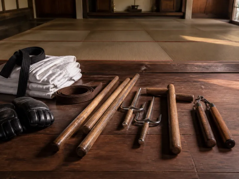 Weapons training guide: bo, jo, bokken, sai, tonfa and nunchaku